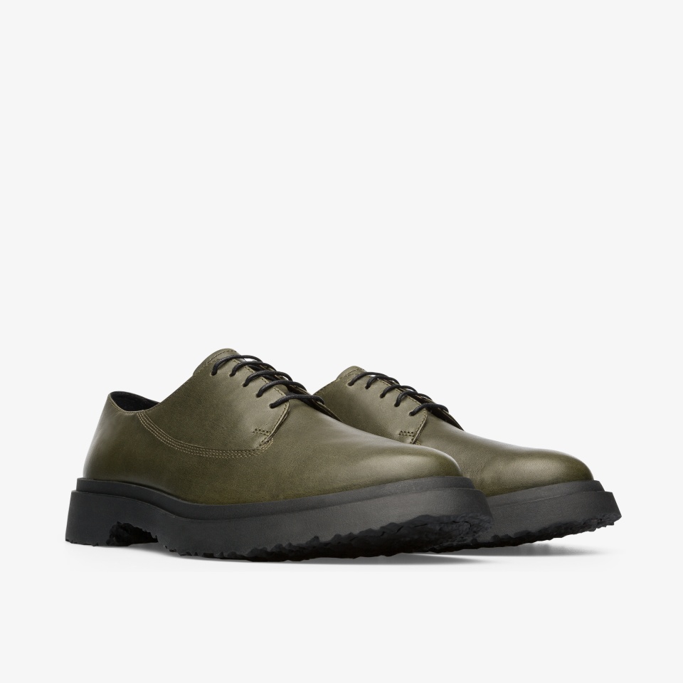 Camper Walden Dark Green - Camper Mens Formal Shoes ||8125-SLWYD||